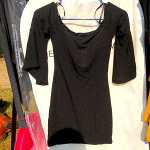 A. BYER // short black dress